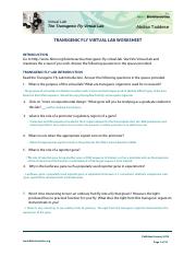 drosophila virtual lab worksheet answers